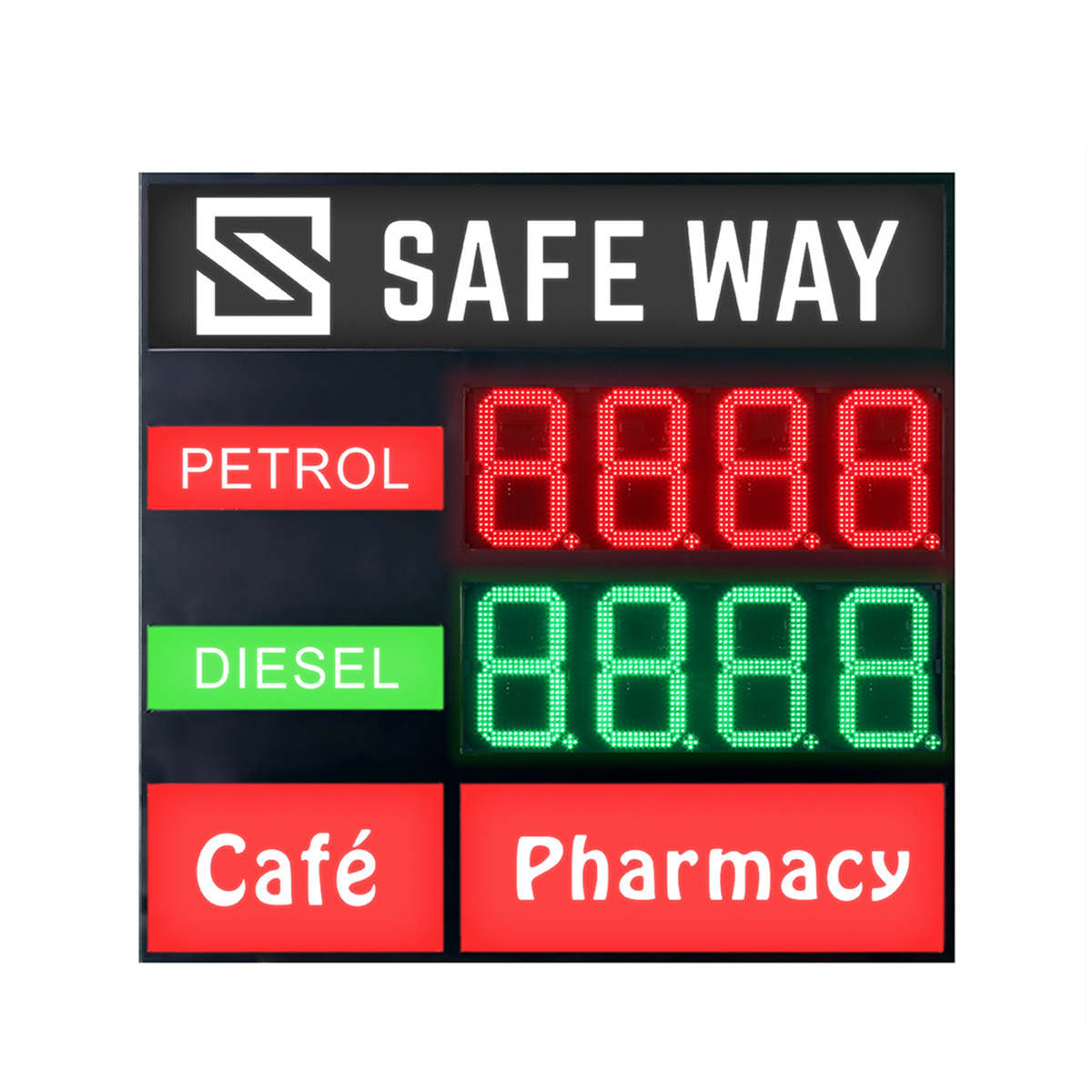 PETROL price signs