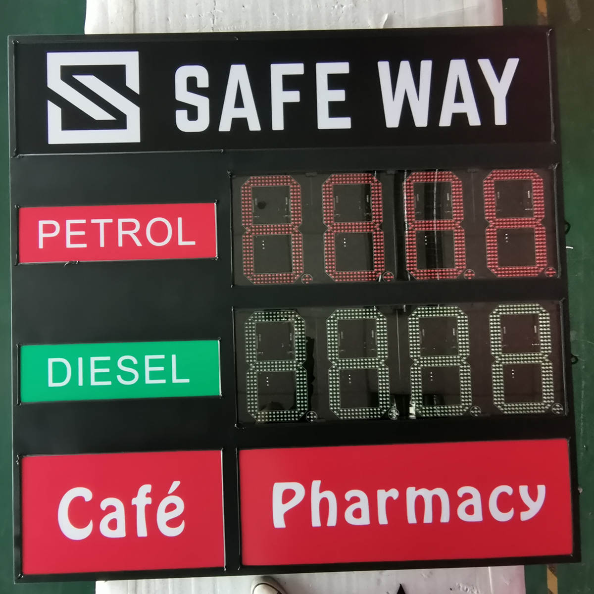 PETROL price signs