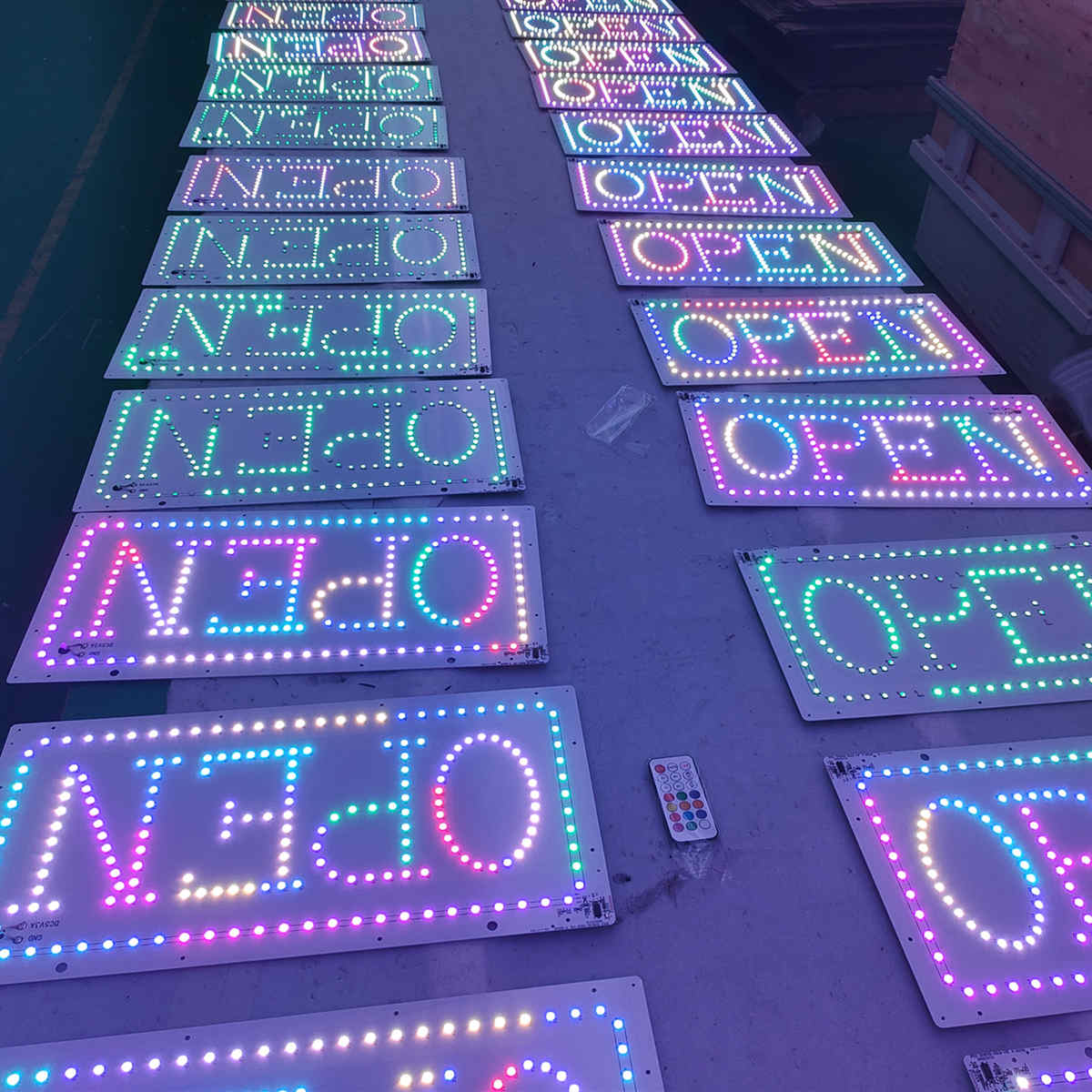 led open sign