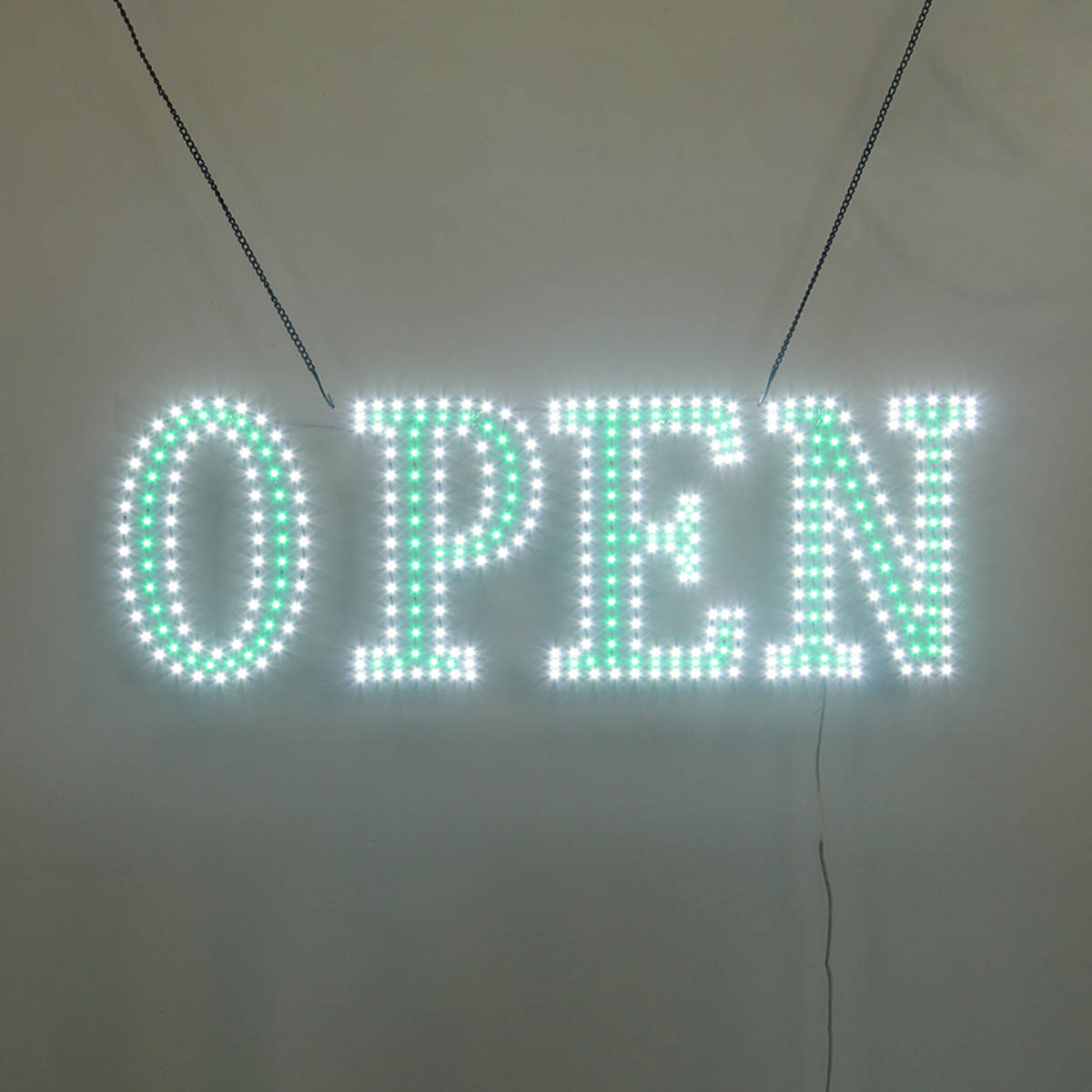 image open led sign
