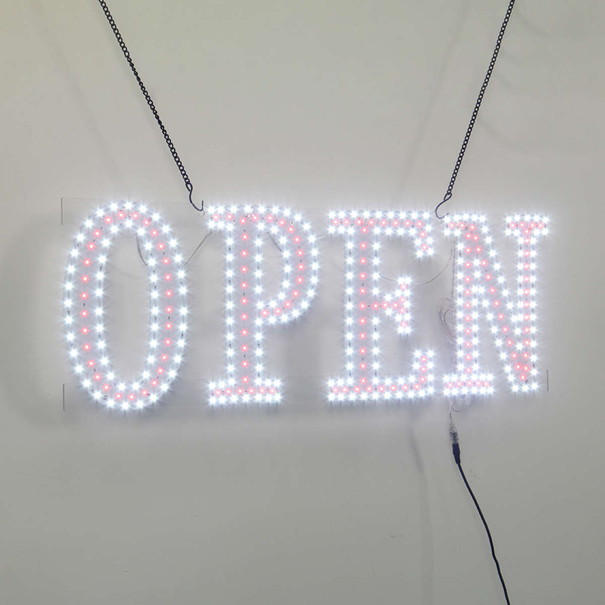 image open led sign