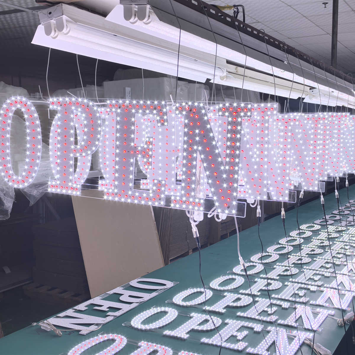 business open led sign