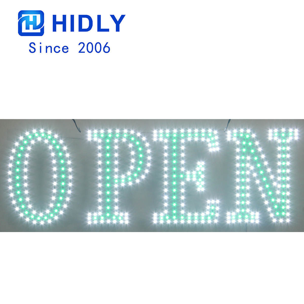 image open led sign