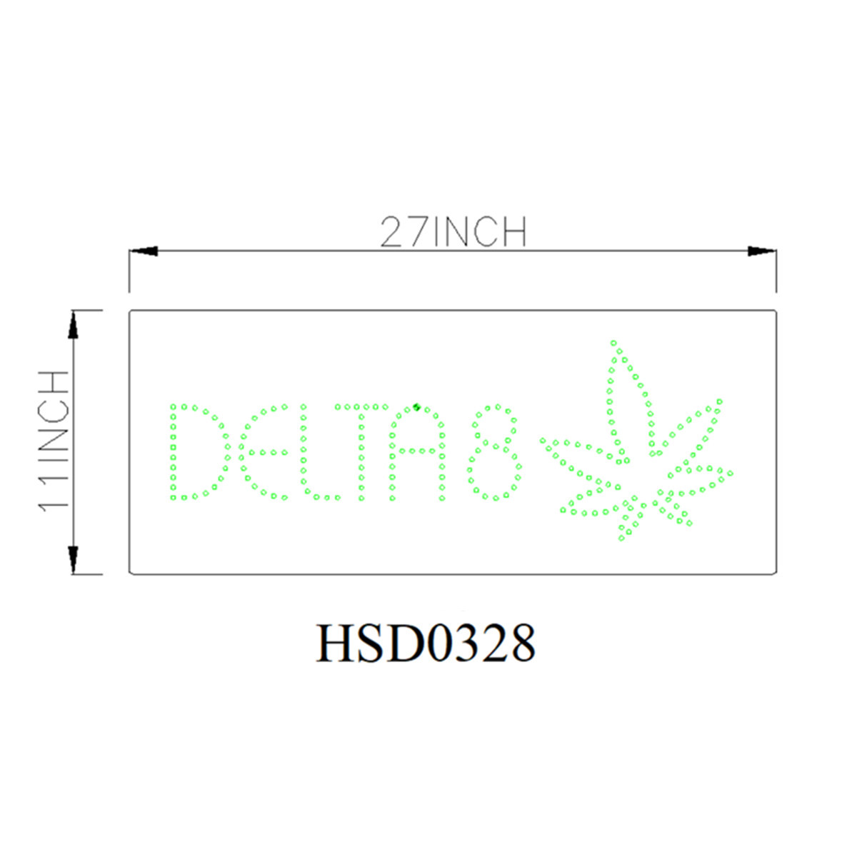 DELTA8 neon sign