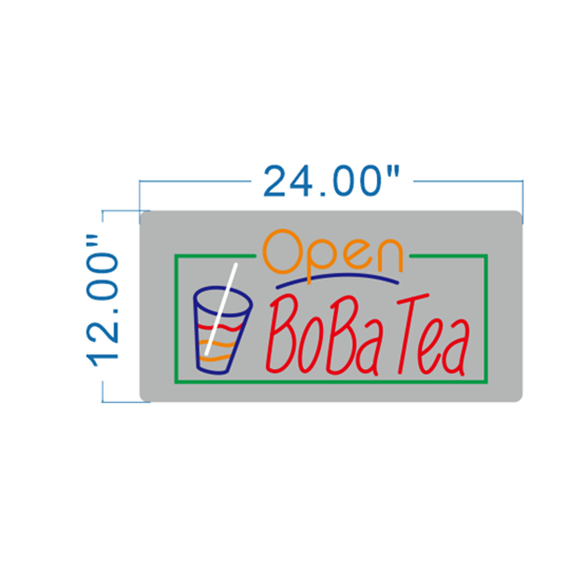 BoBa Tea neon sign