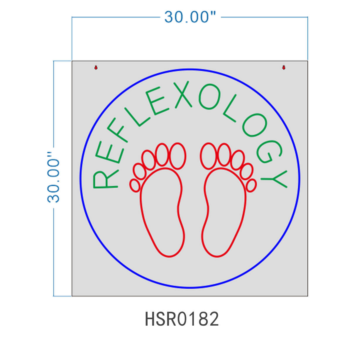 REFLEXOLOGY neon sign