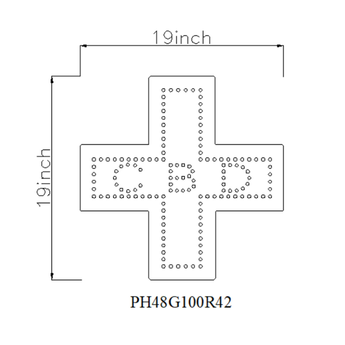 CBD pharmacy signs size