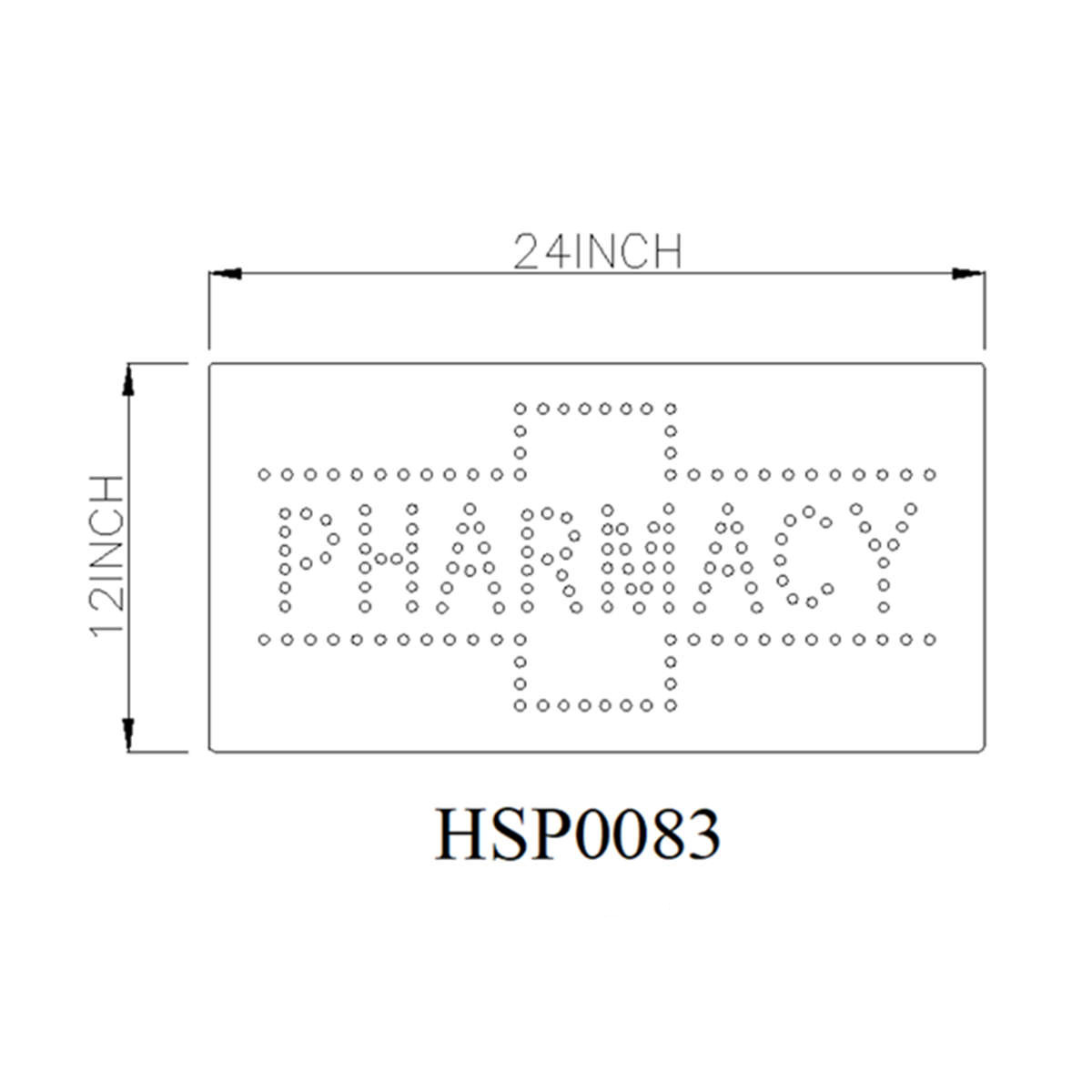 windows pharmacy crosses