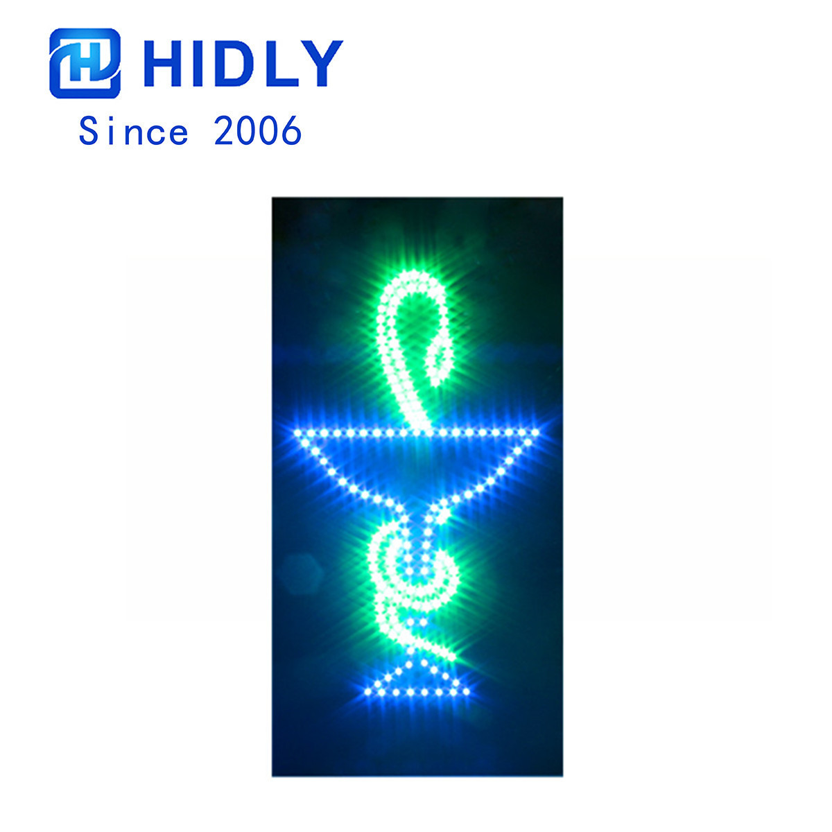 snake led sign