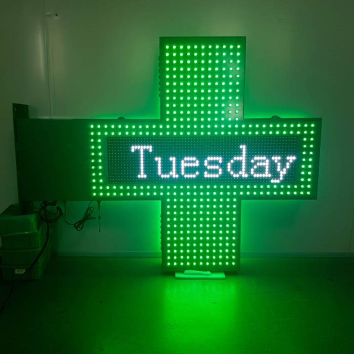 outdoor pharmacy cross
