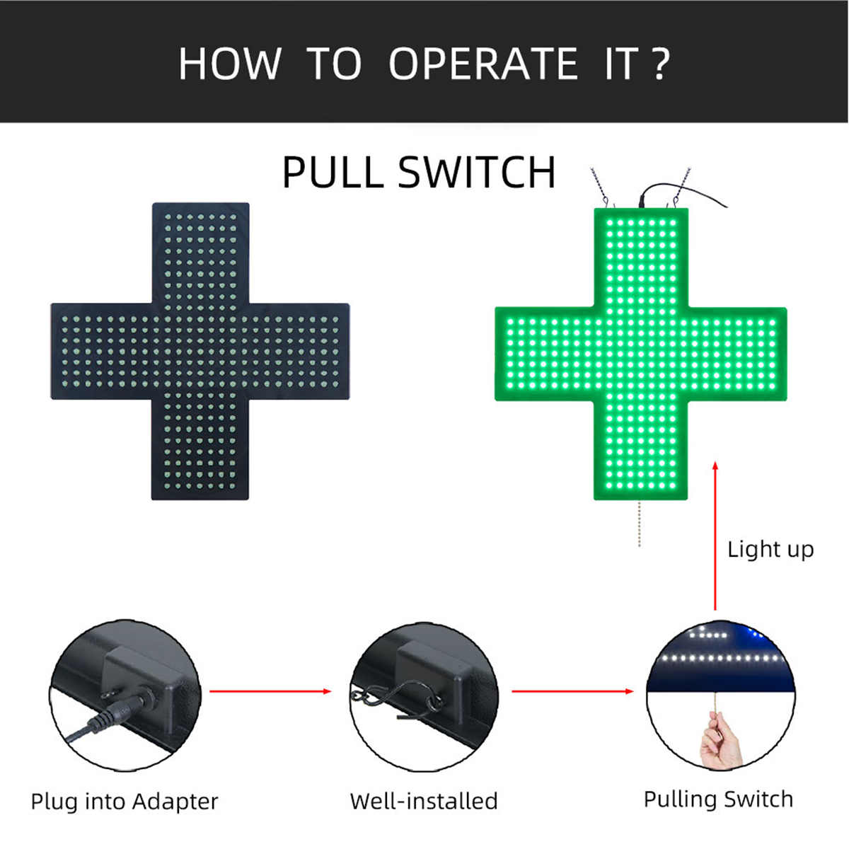 ouvert pharmacy signs detail