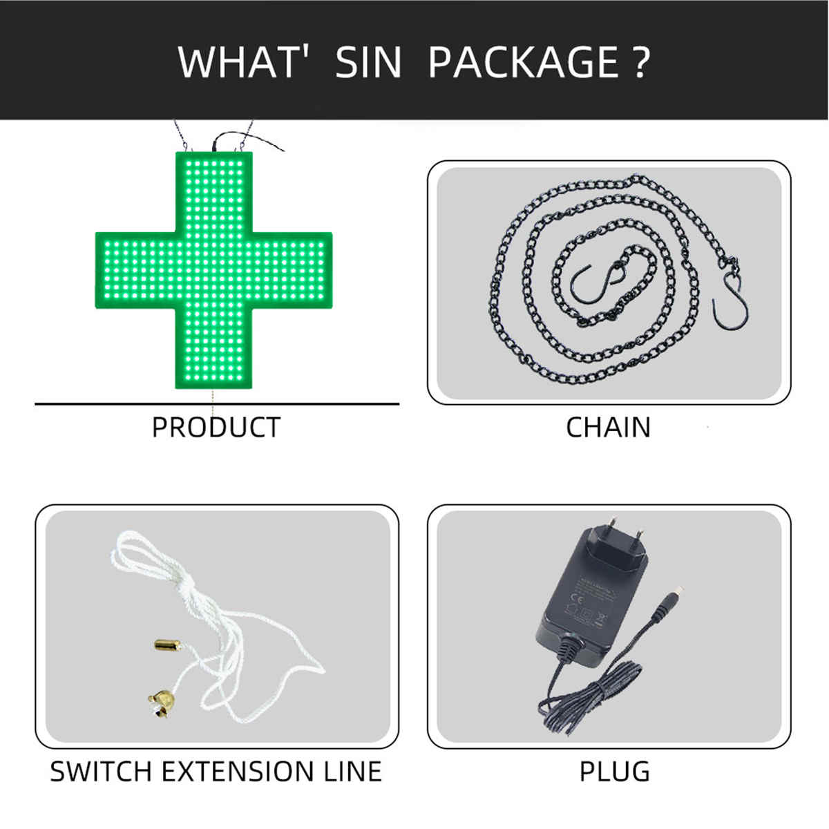 Animation pharmacy signs detail