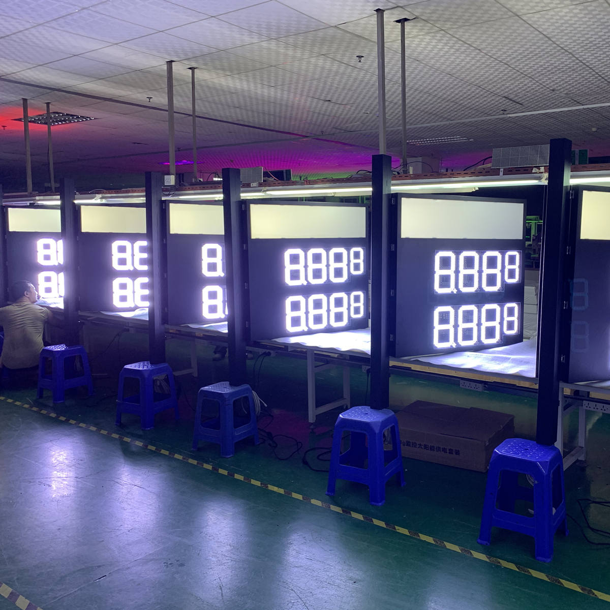 gas price led signs are aging test!