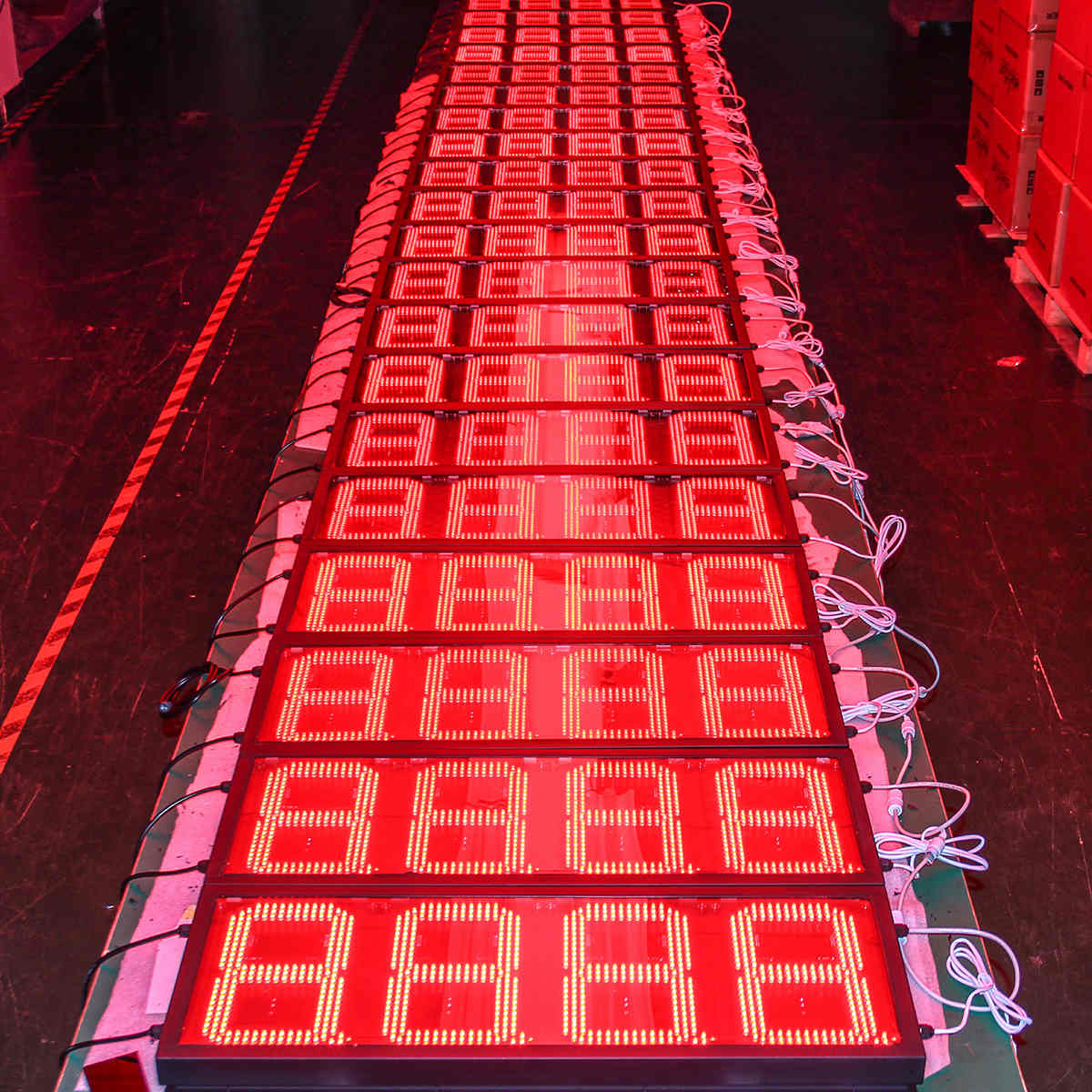 gas price led signs are aging test!