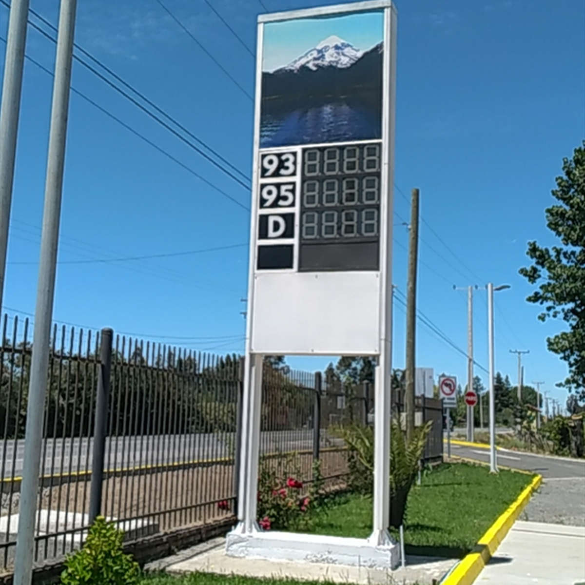 led gas price sign cases