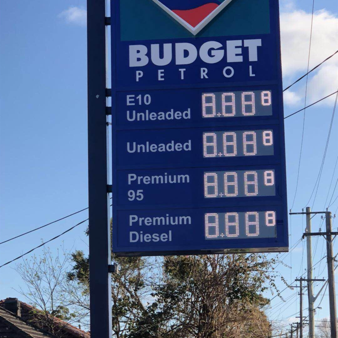 led gas price sign cases