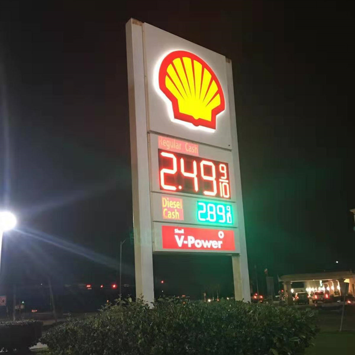 led gas price sign cases