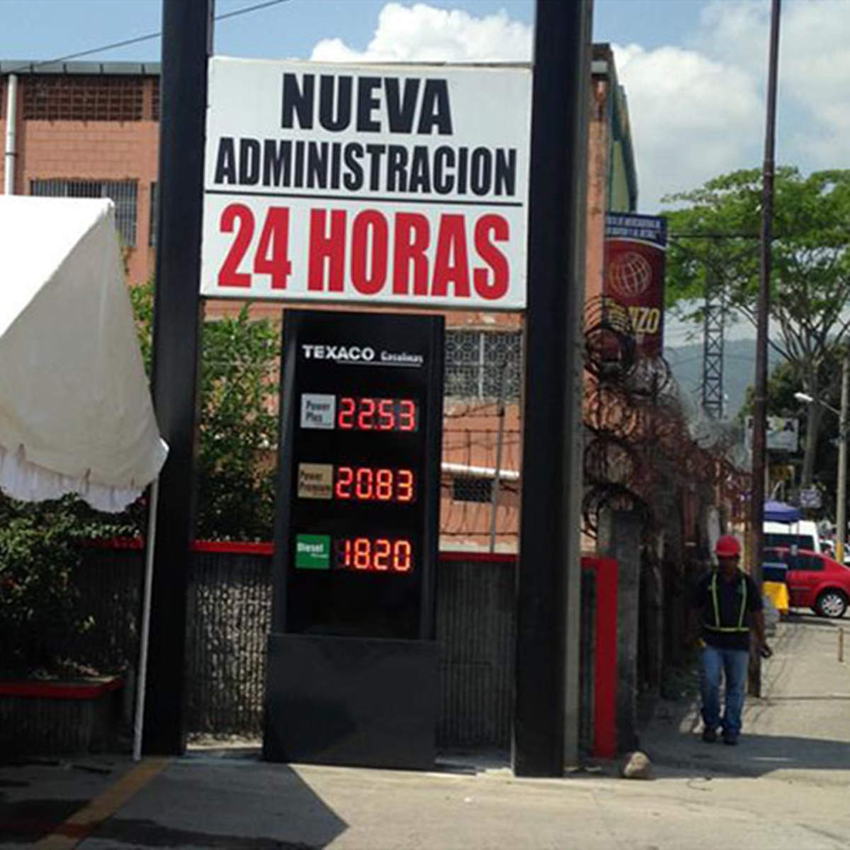 led gas price sign cases