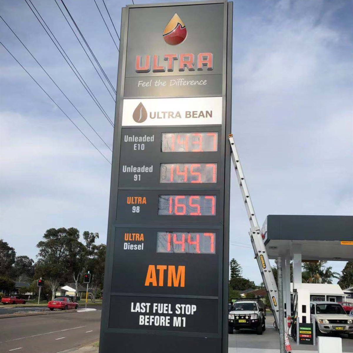 led gas price sign cases