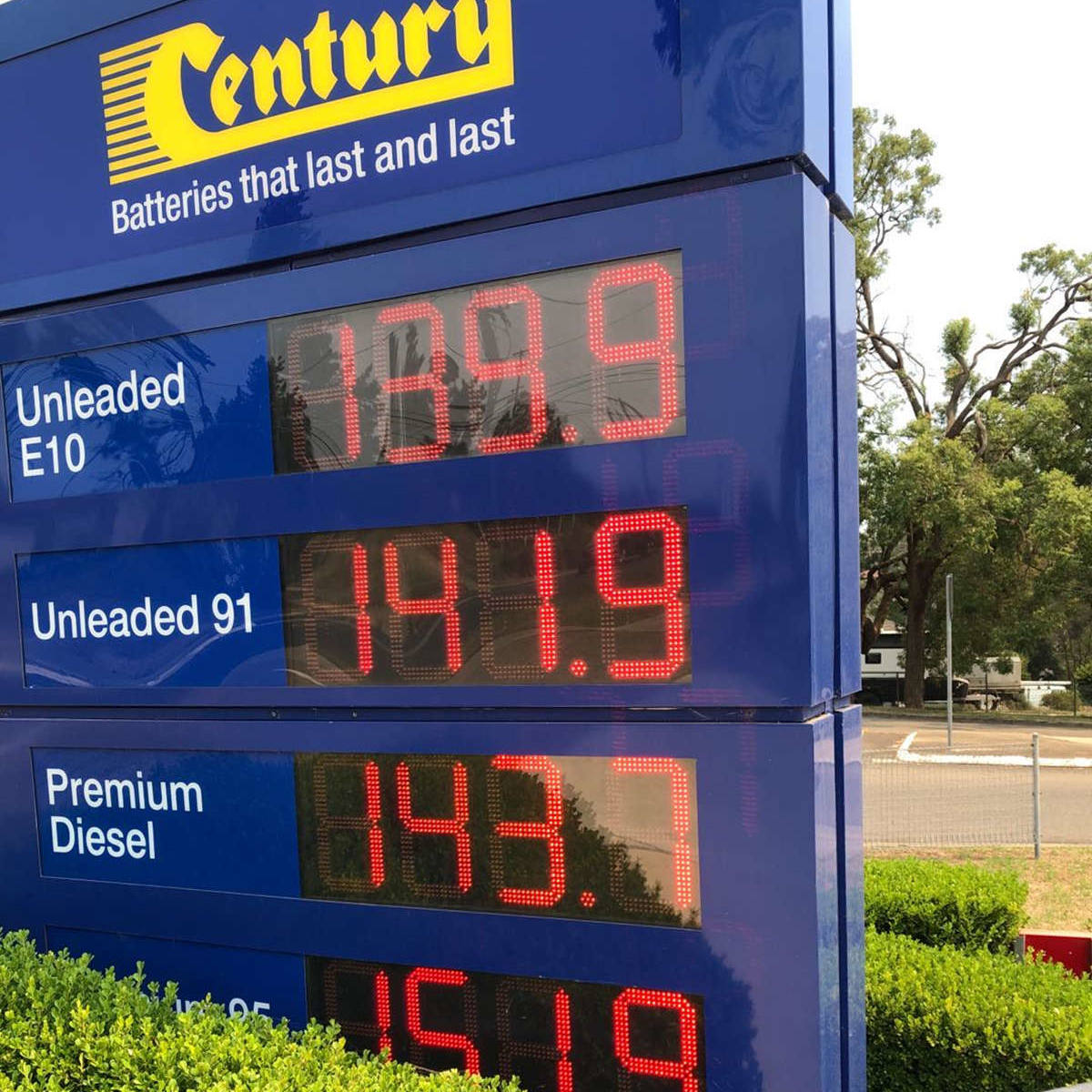 led gas price sign cases