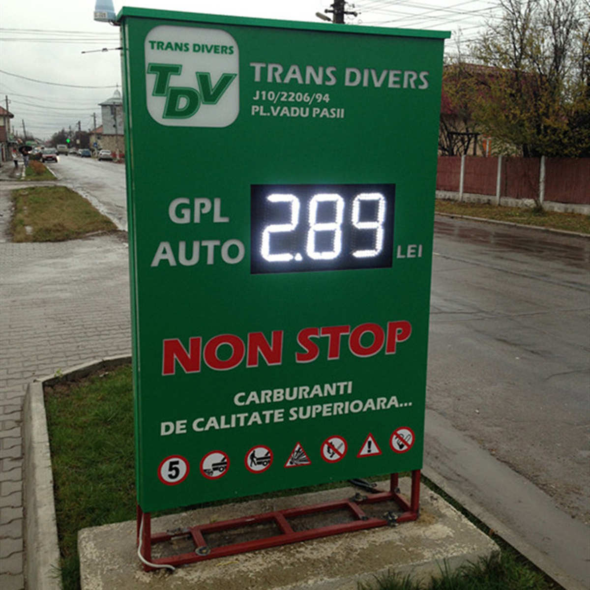 led gas price sign cases
